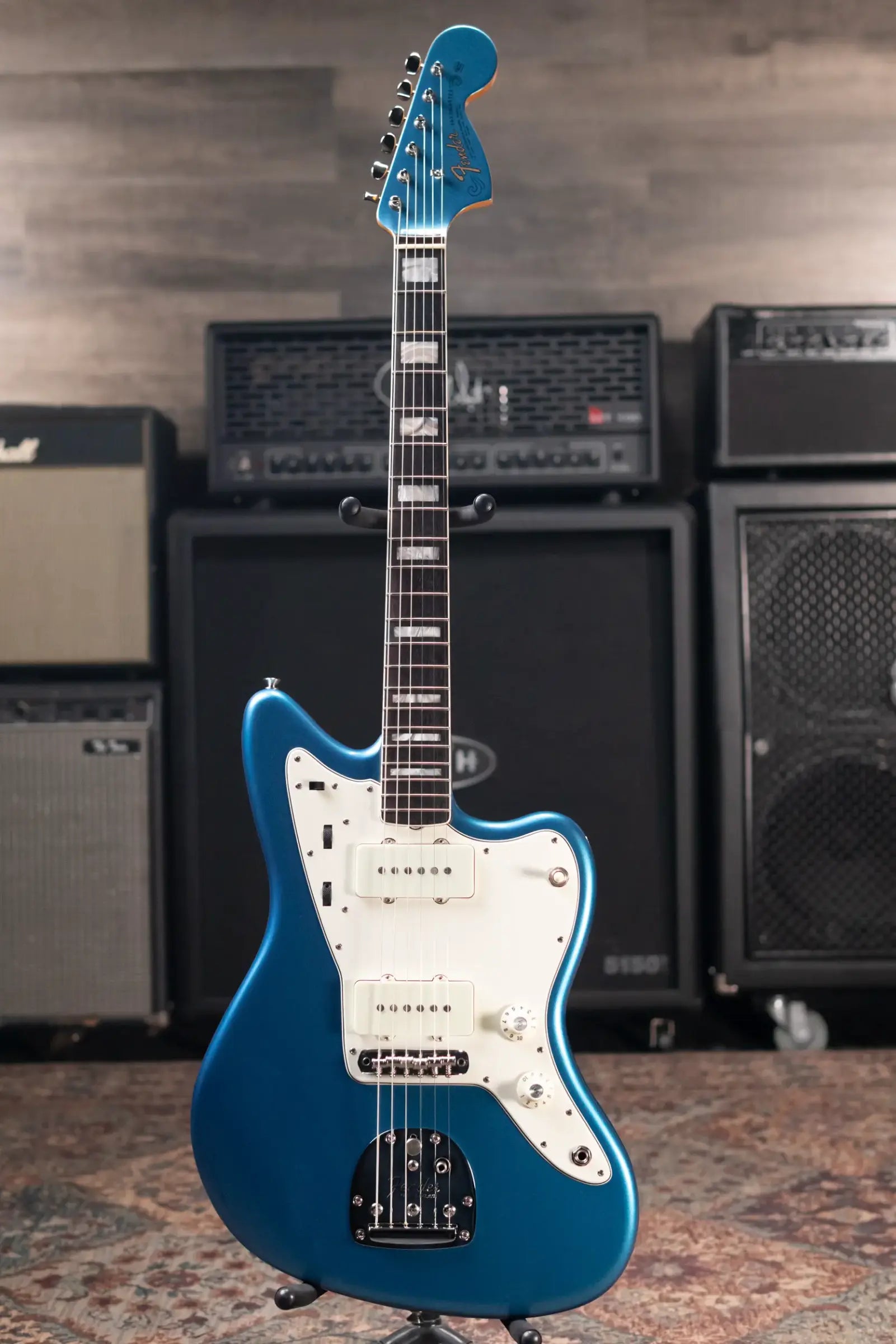 Fender American Vintage II 1966 Jazzmaster Electric Guitar Lake Placid Blue with Hardshell Case - Used