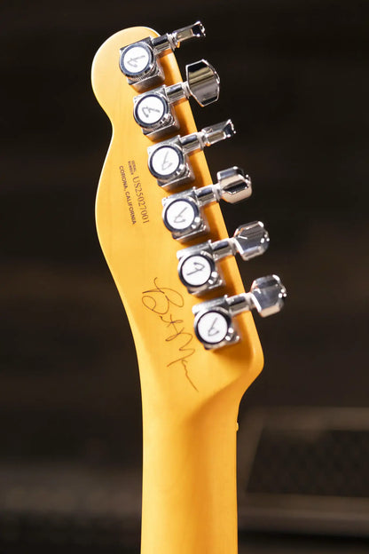 Fender Brent Mason Telecaster Electric Guitar - Primer Gray with Hardshell Case