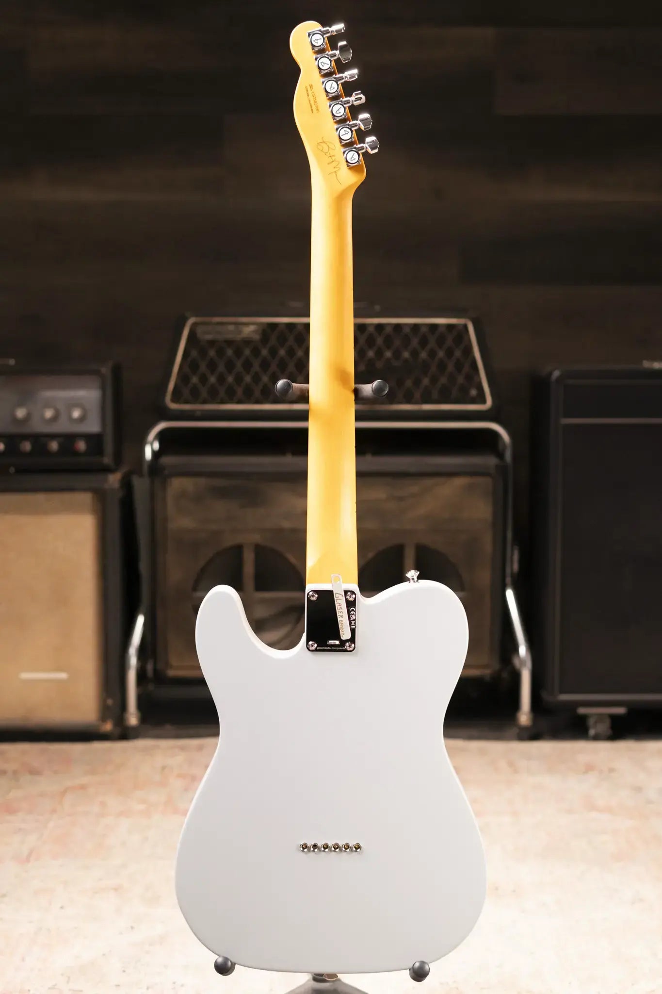 Fender Brent Mason Telecaster Electric Guitar - Primer Gray with Hardshell Case