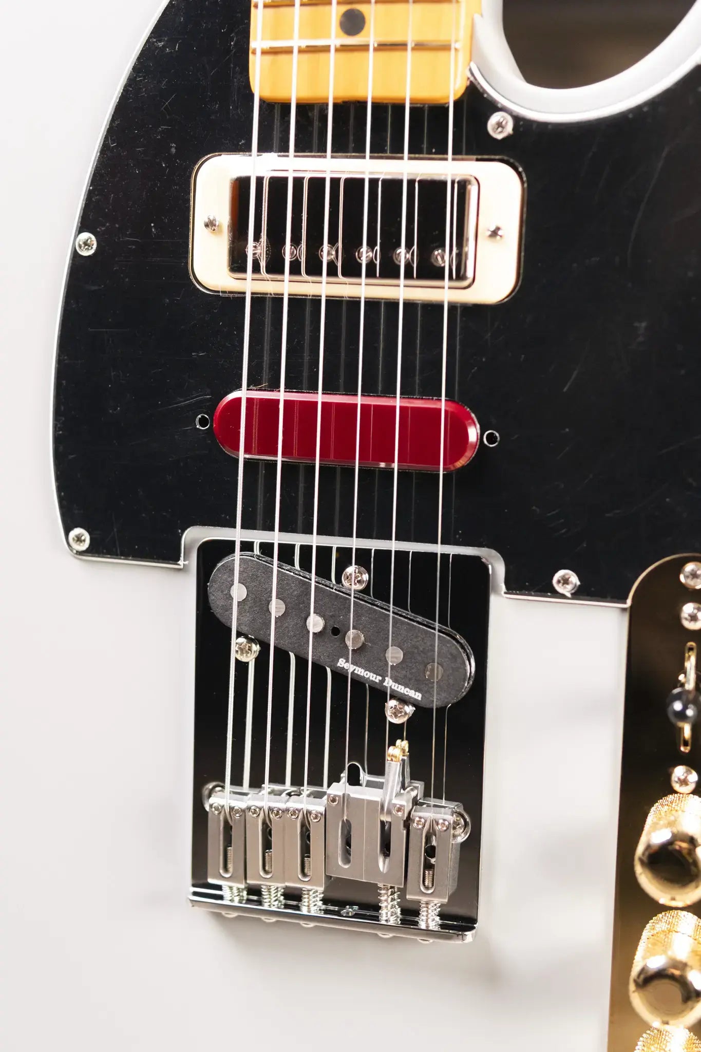 Fender Brent Mason Telecaster Electric Guitar - Primer Gray with Hardshell Case