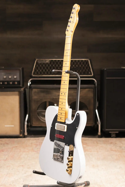 Fender Brent Mason Telecaster Electric Guitar - Primer Gray with Hardshell Case