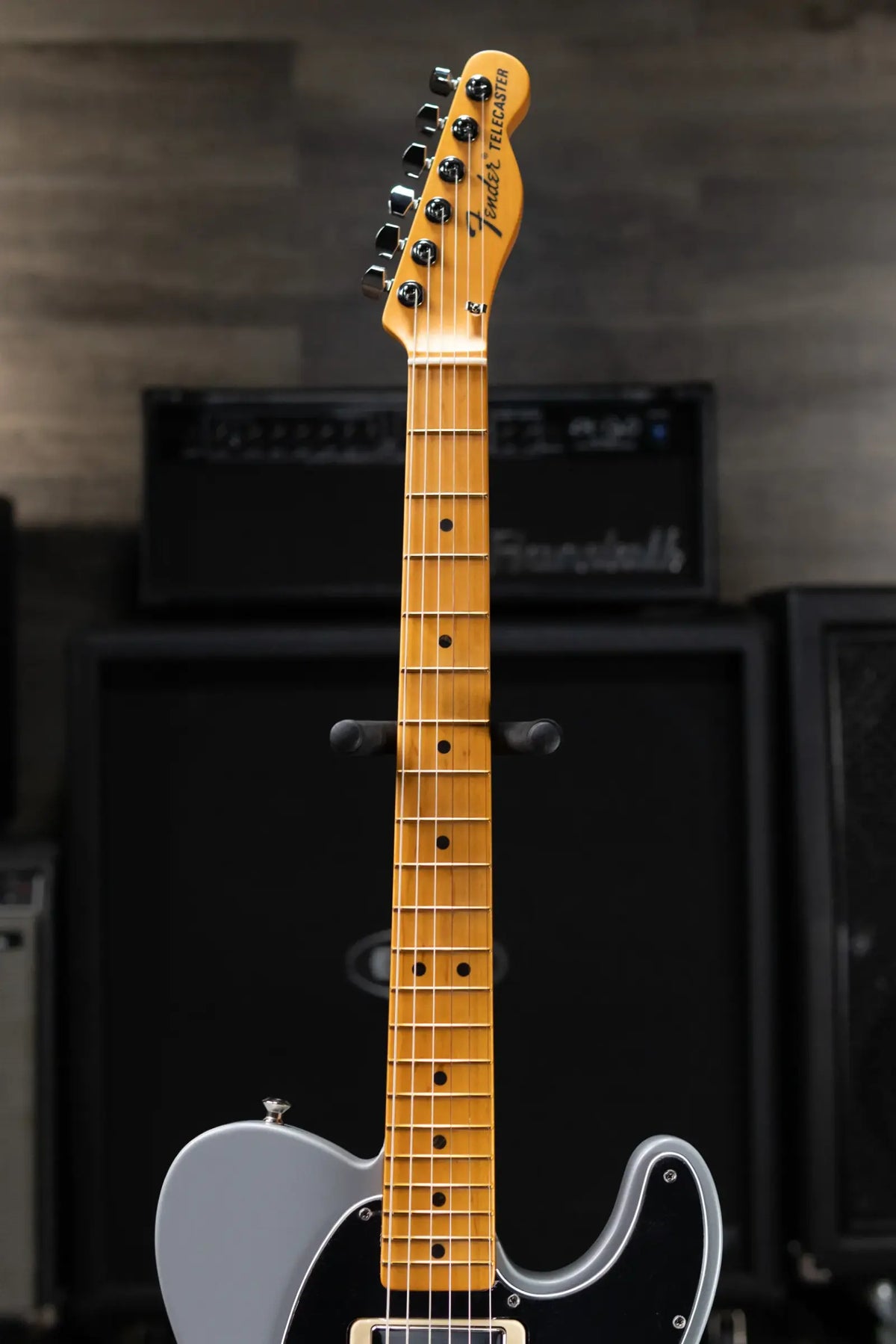Fender Brent Mason Telecaster Electric Guitar - Primer Gray with Hardshell Case