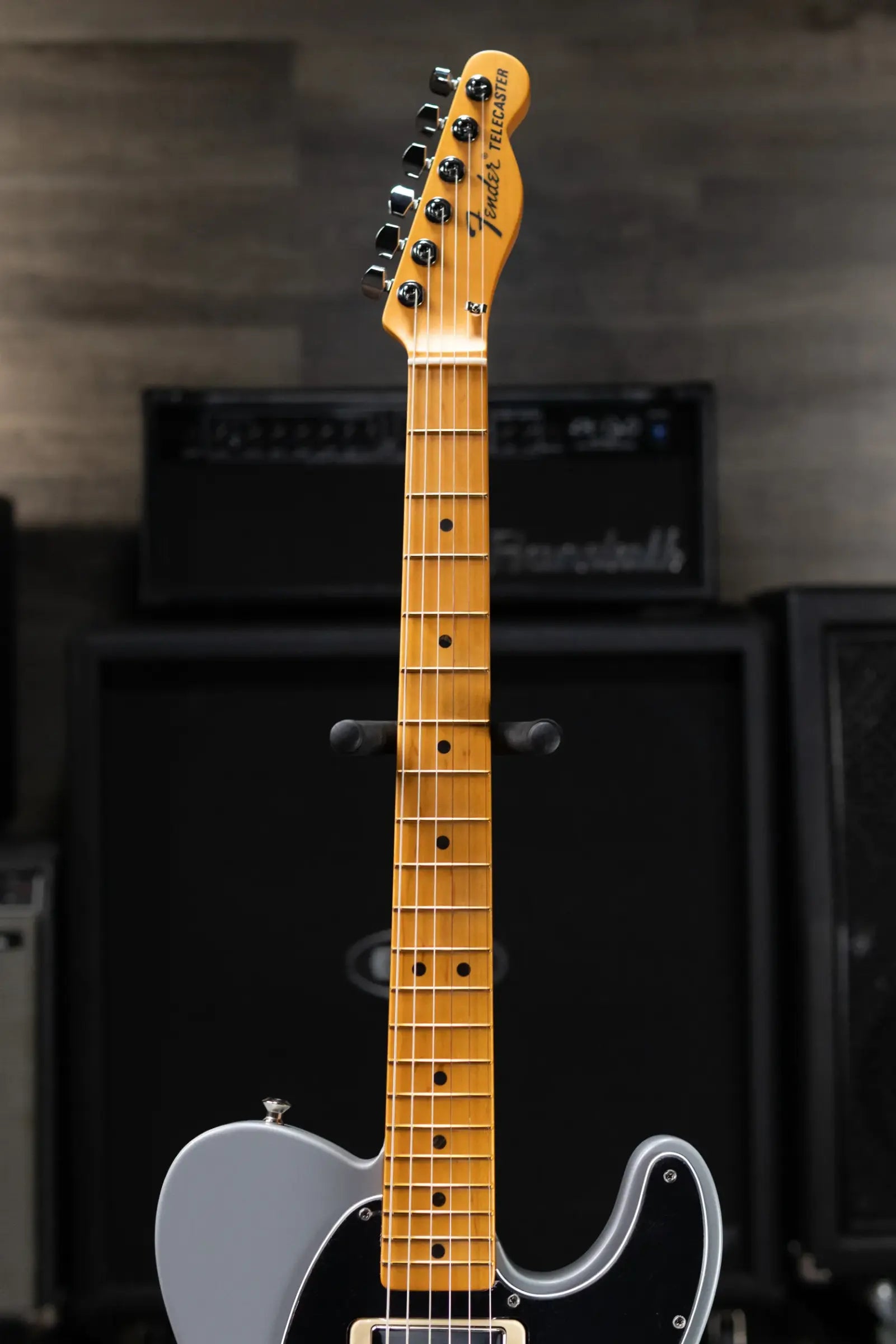 Fender Brent Mason Telecaster Electric Guitar - Primer Gray with Hardshell Case