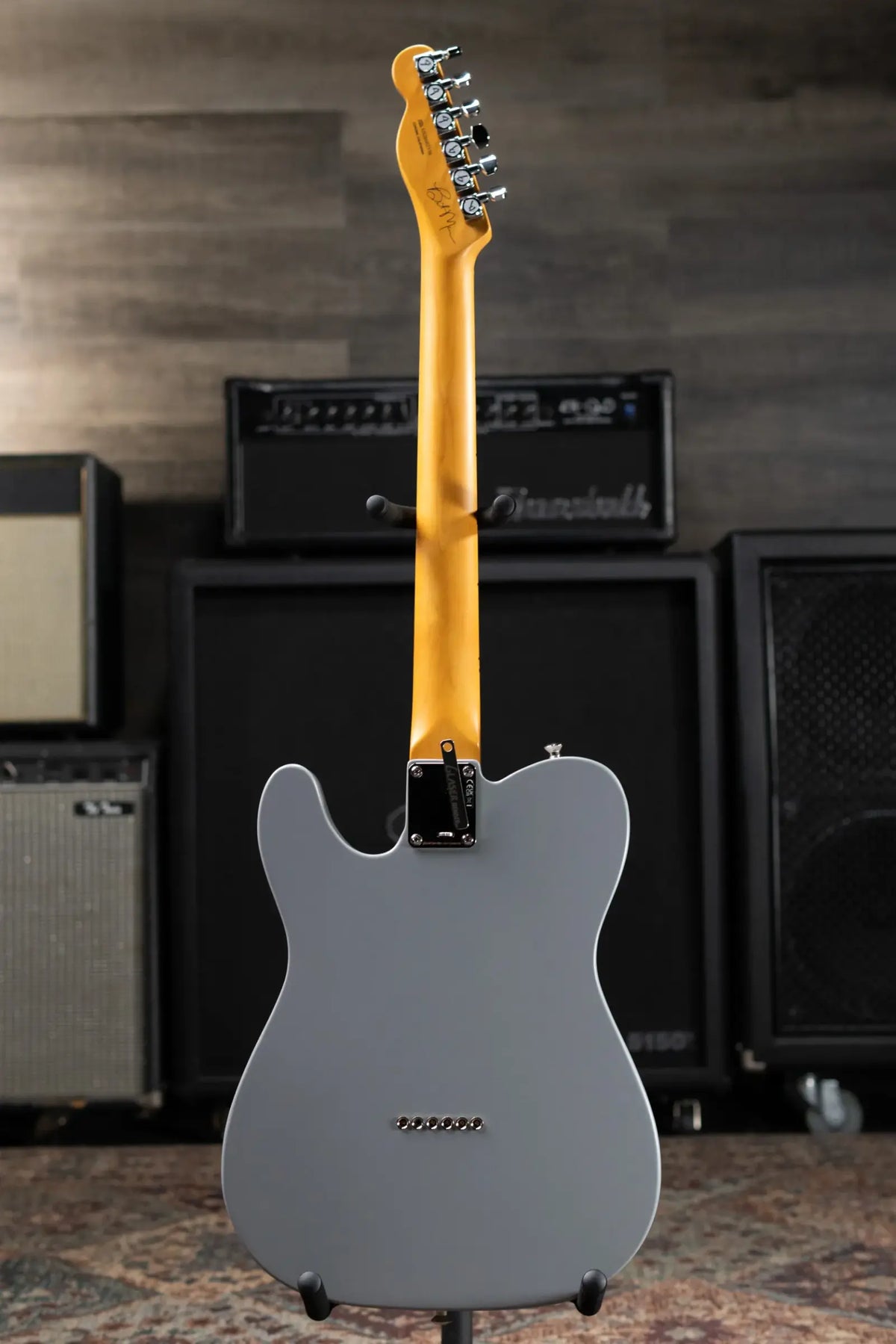 Fender Brent Mason Telecaster Electric Guitar - Primer Gray with Hardshell Case