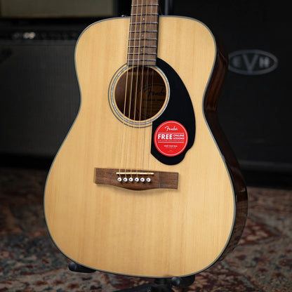 Fender CC-60S Solid Top Concert Acoustic Guitar Natural