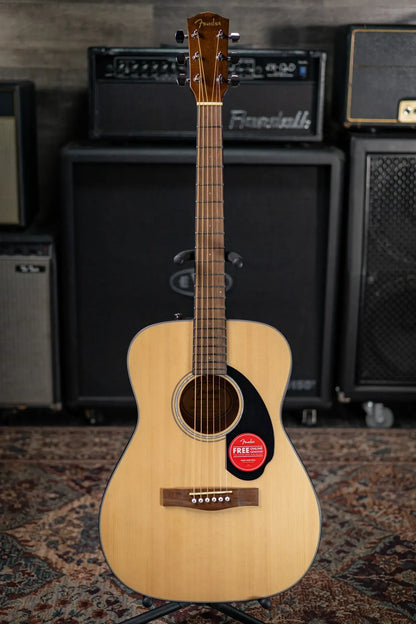 Fender CC-60S Solid Top Concert Acoustic Guitar Natural