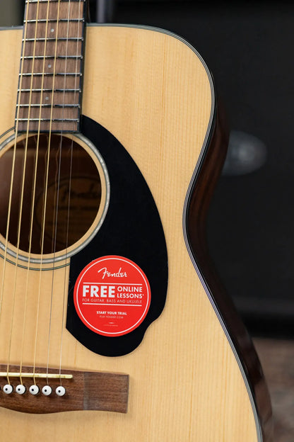 Fender CC-60S Solid Top Concert Acoustic Guitar Natural