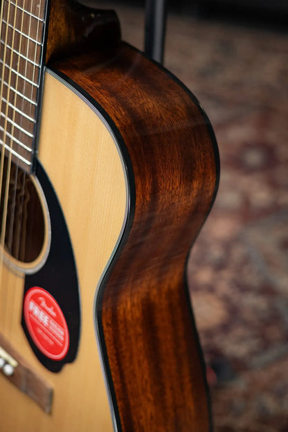 Fender CC-60S Solid Top Concert Acoustic Guitar Natural