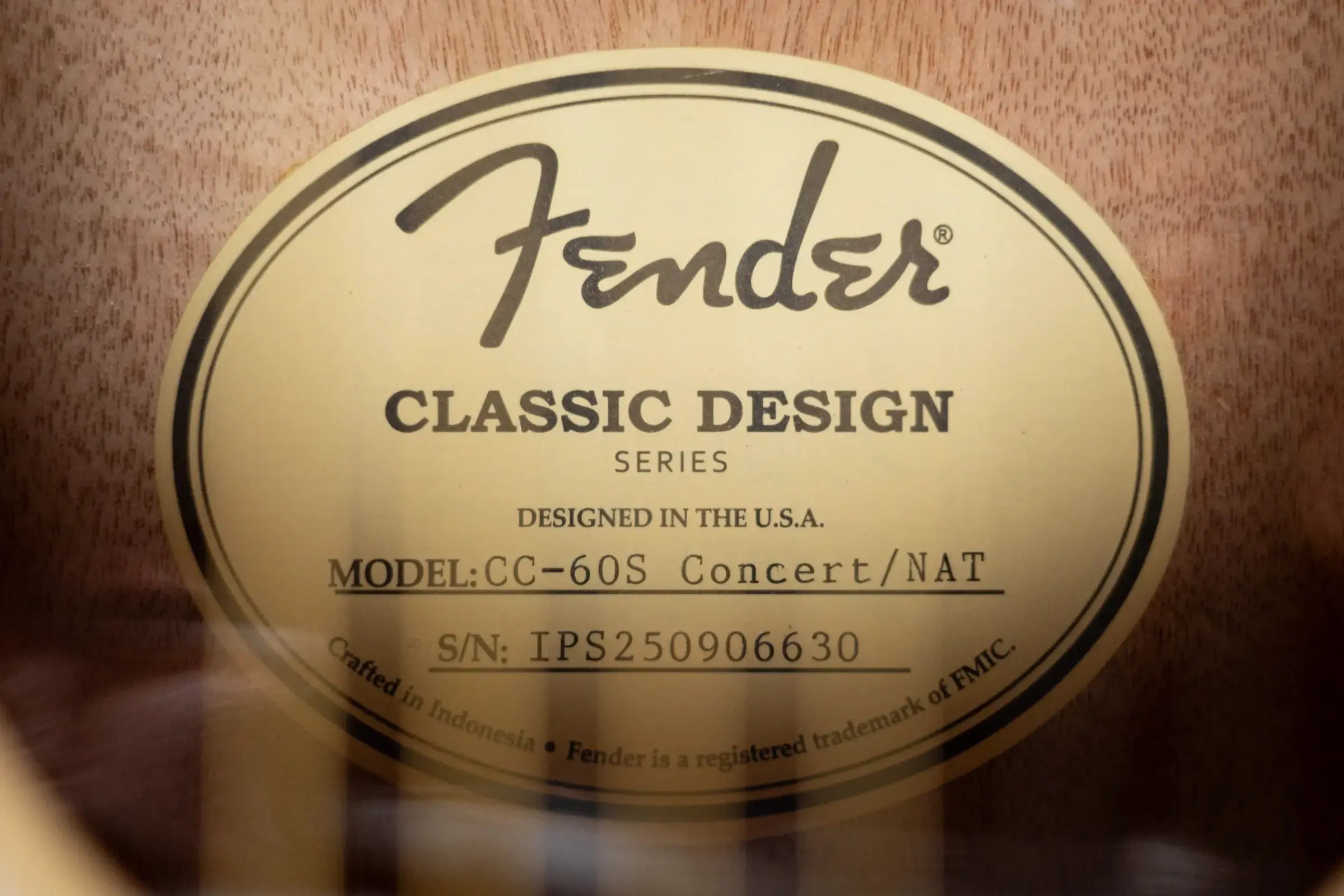 Fender CC-60S Solid Top Concert Acoustic Guitar Natural