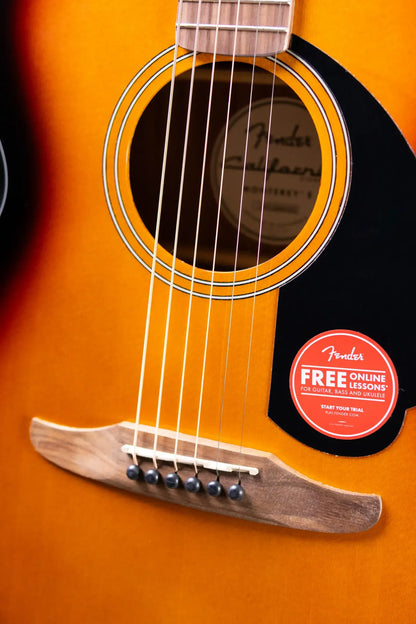 Fender California Standard Monterey E Acoustic/Electric Guitar - 3-Color Sunburst