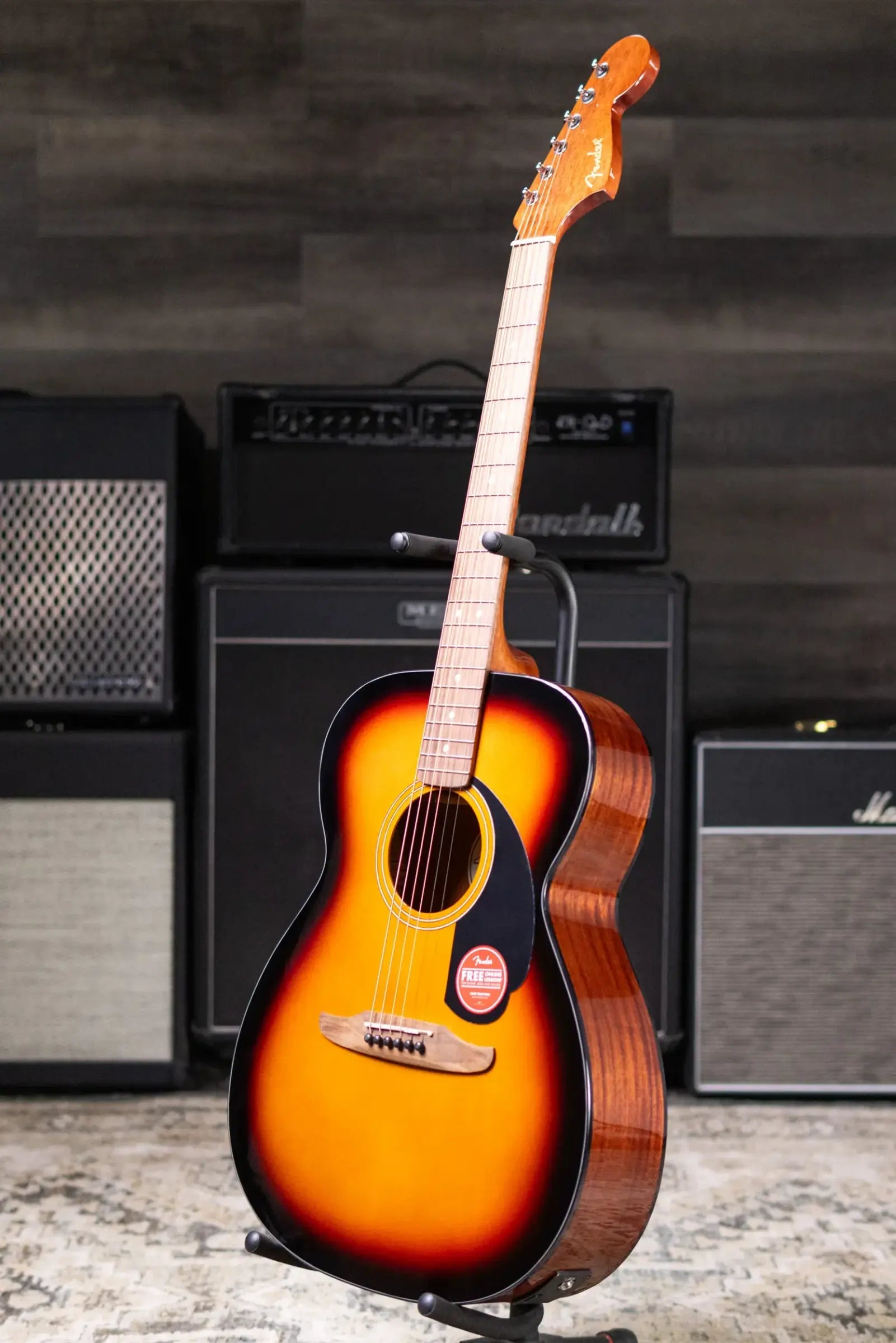 Fender California Standard Monterey E Acoustic/Electric Guitar - 3-Color Sunburst