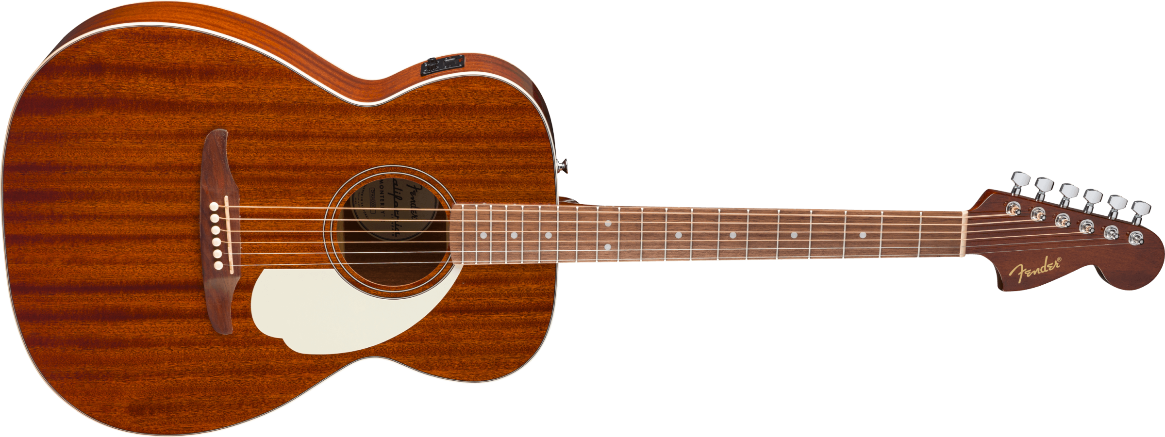 Fender California Standard Monterey E Acoustic/Electric Guitar - Natural Sapele
