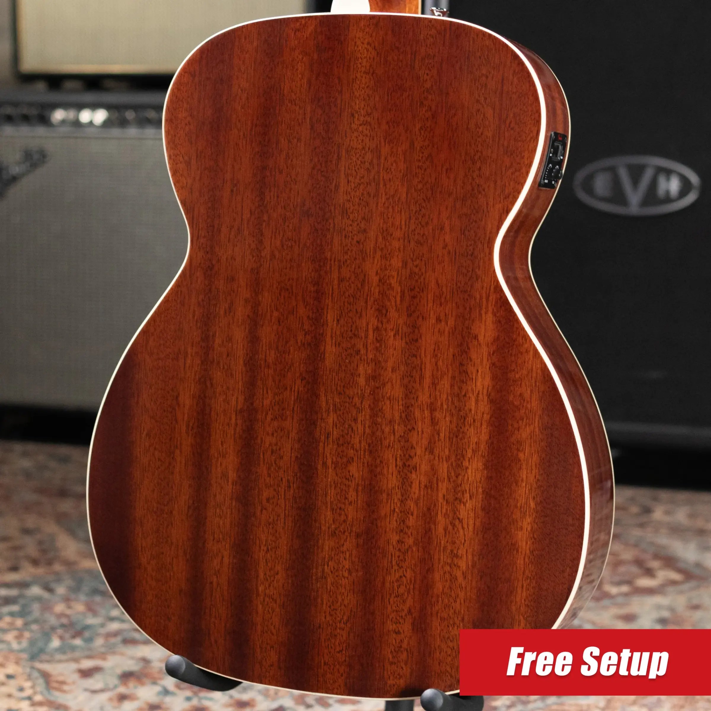 Fender California Standard Monterey E Acoustic/Electric Guitar - Natural Sapele