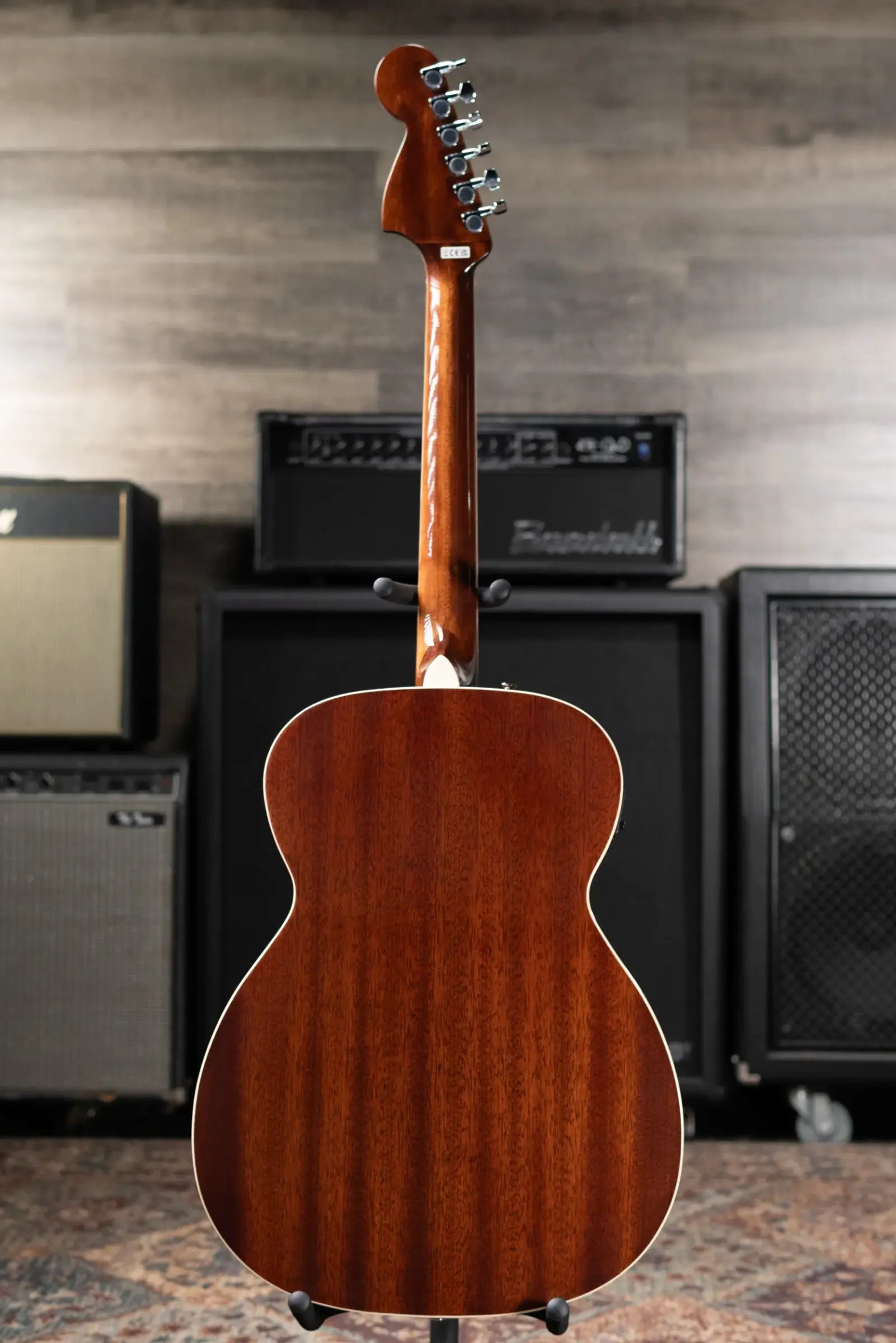 Fender California Standard Monterey E Acoustic/Electric Guitar - Natural Sapele