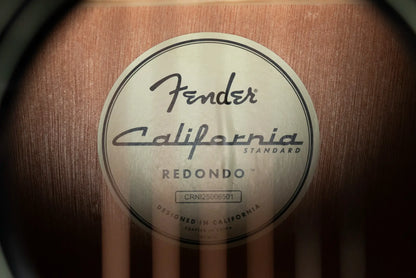 Fender California Standard Redondo Acoustic Guitar - Black