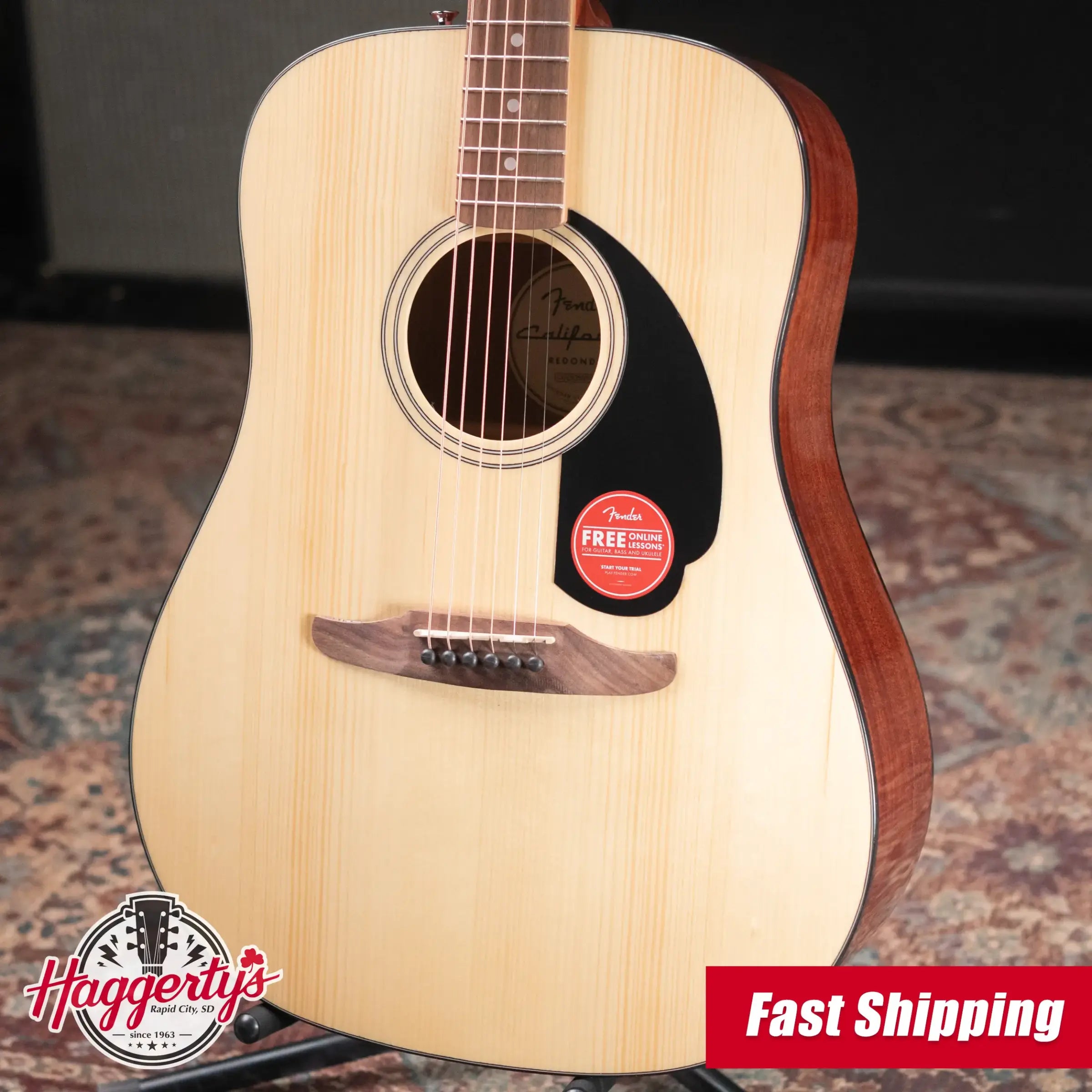 Fender California Standard Redondo Acoustic Guitar - Natural