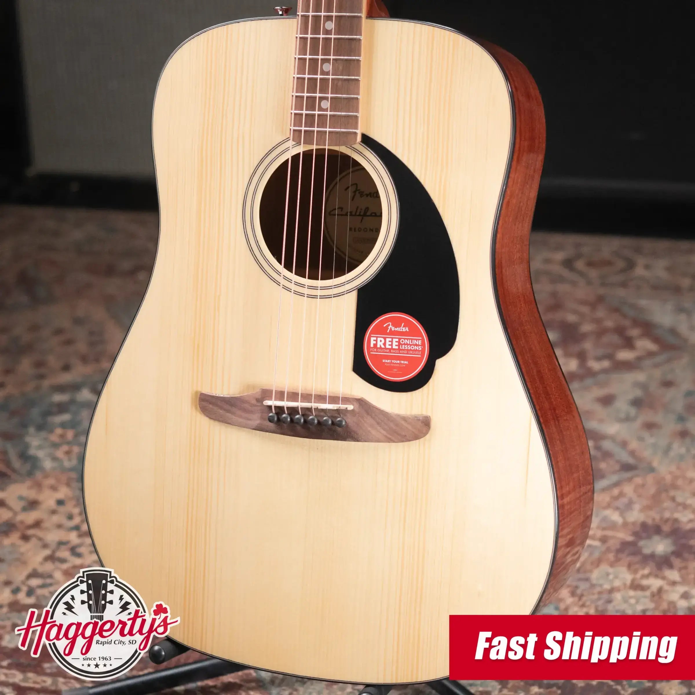 Fender California Standard Redondo Acoustic Guitar - Natural