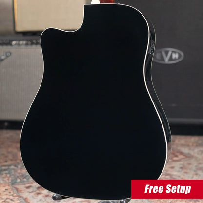 Fender California Standard Redondo CE Acoustic/Electric Guitar - Black