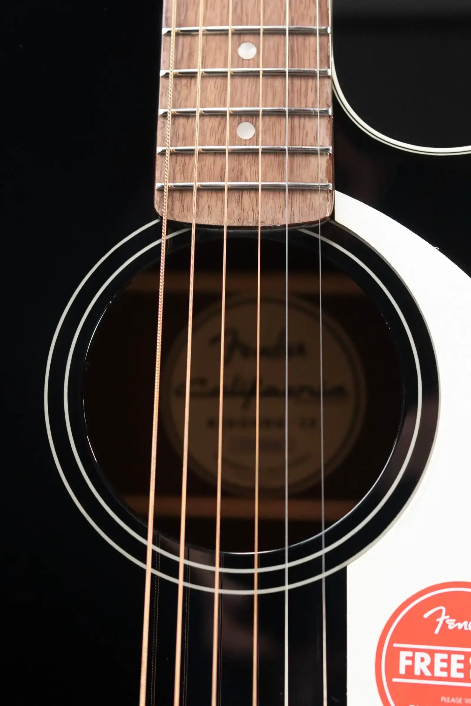 Fender California Standard Redondo CE Acoustic/Electric Guitar - Black