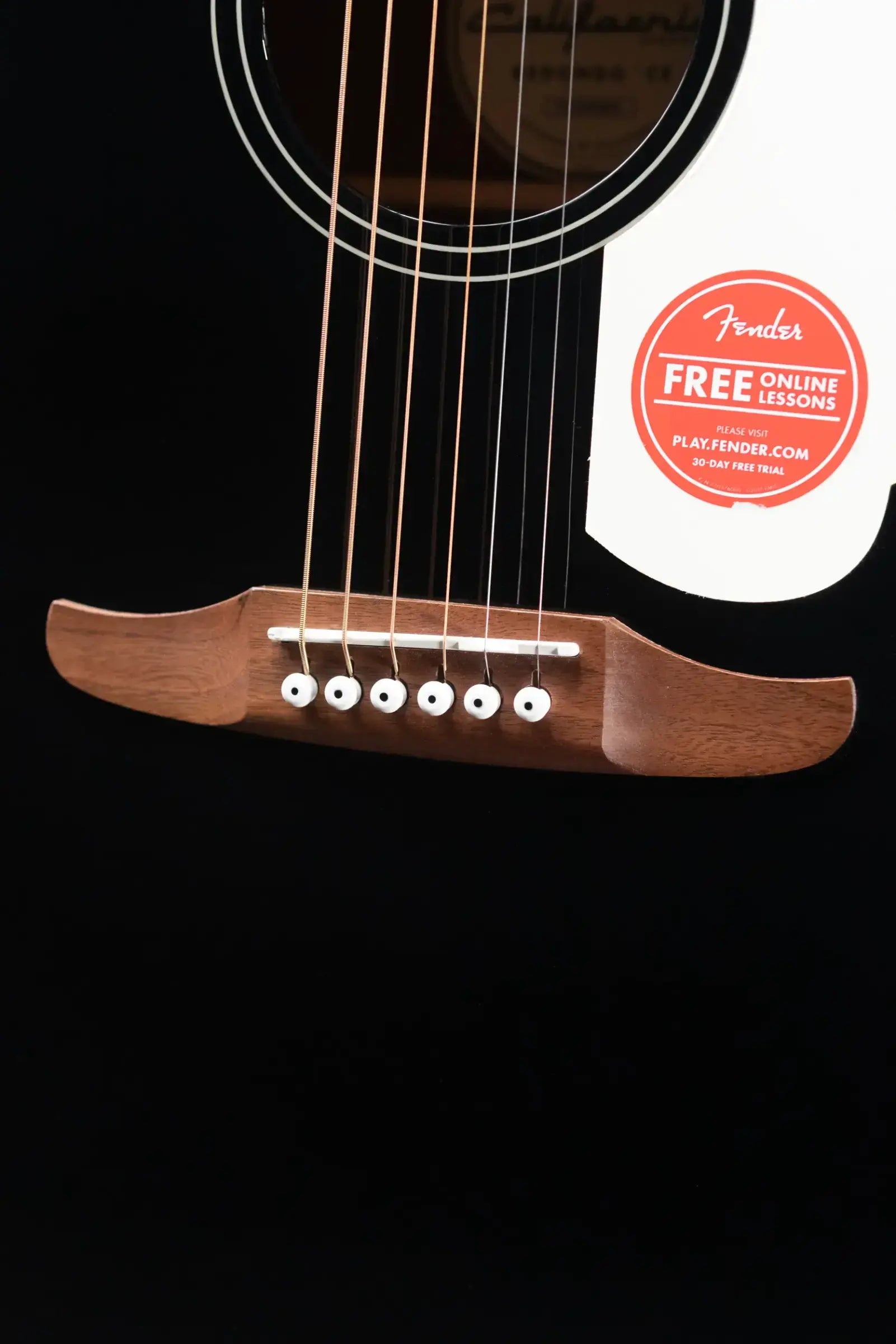 Fender California Standard Redondo CE Acoustic/Electric Guitar - Black