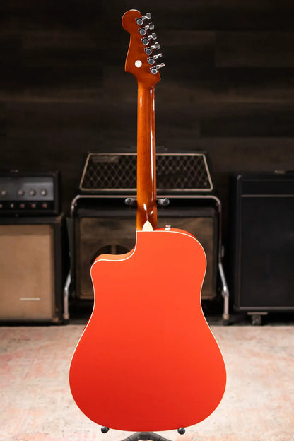 Fender California Standard Redondo CE Acoustic/Electric Guitar - Fiesta Red