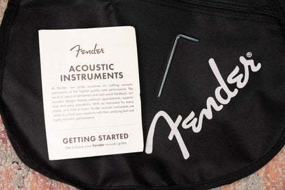 Fender California Standard Redondo Mini Acoustic Guitar - 3-Color Sunburst with Gig Bag