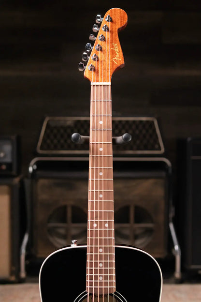 Fender California Standard Redondo Mini Acoustic Guitar - Black with Gig Bag