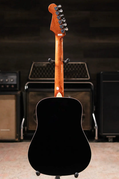 Fender California Standard Redondo Mini Acoustic Guitar - Black with Gig Bag