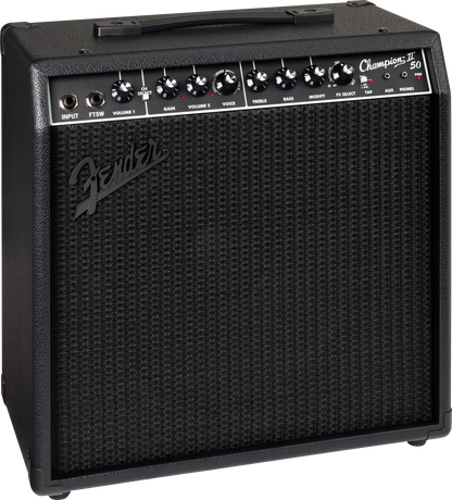 Fender Champion II 50 Blackout 112 Guitar Combo Amplifier