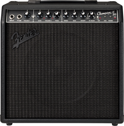 Fender Champion II 50 Blackout 112 Guitar Combo Amplifier