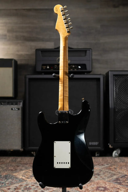 Fender Custom Shop 1955 Stratocaster Journeyman Relic Electric Guitar - Black with Hardshell Case