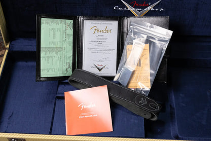Fender Custom Shop 1955 Stratocaster Journeyman Relic Electric Guitar - Black with Hardshell Case