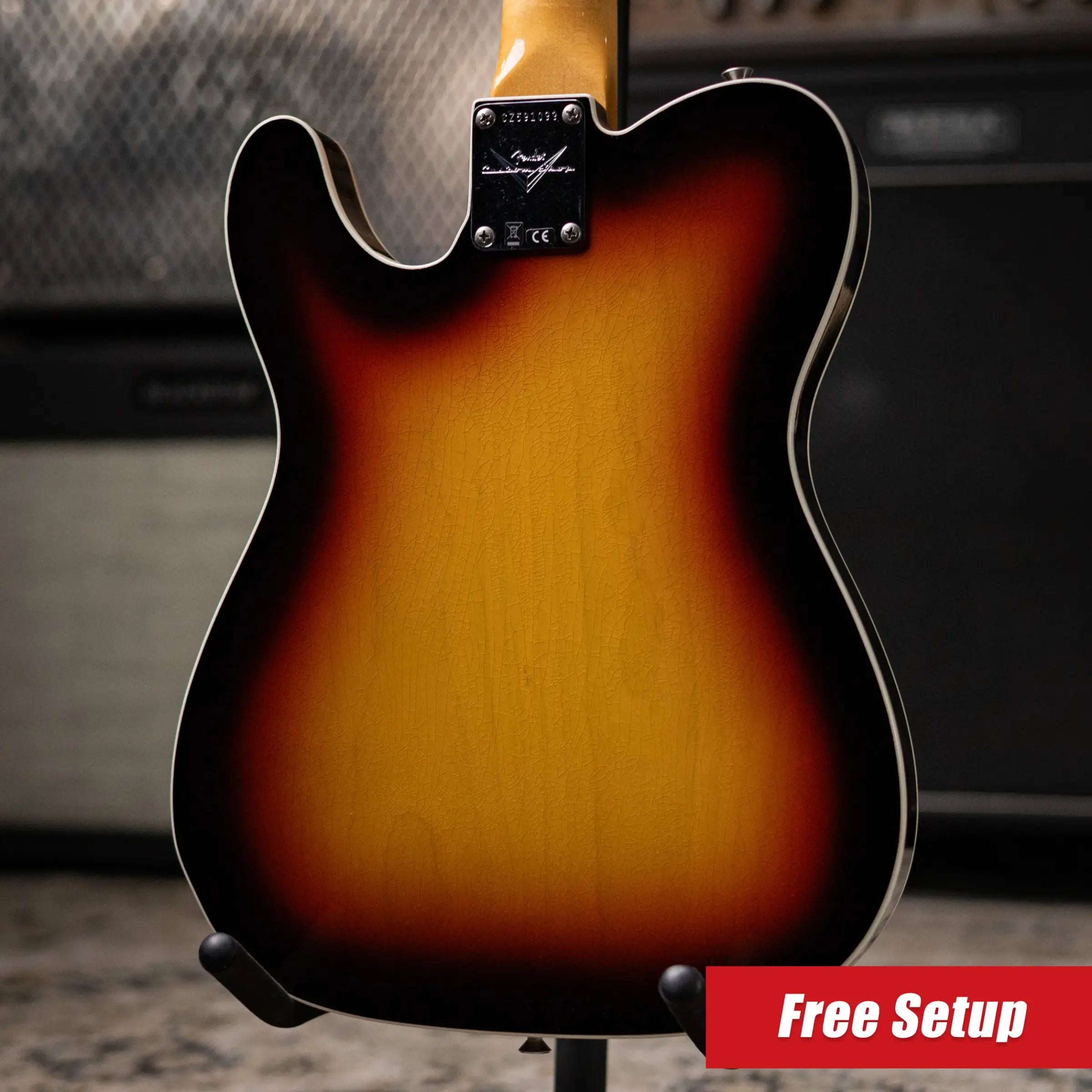 Fender Custom Shop 1963 Esquire Custom Bigsby DLX Closet Classic Electric Guitar - Faded 3-Color Sunburst with Hardshell Case