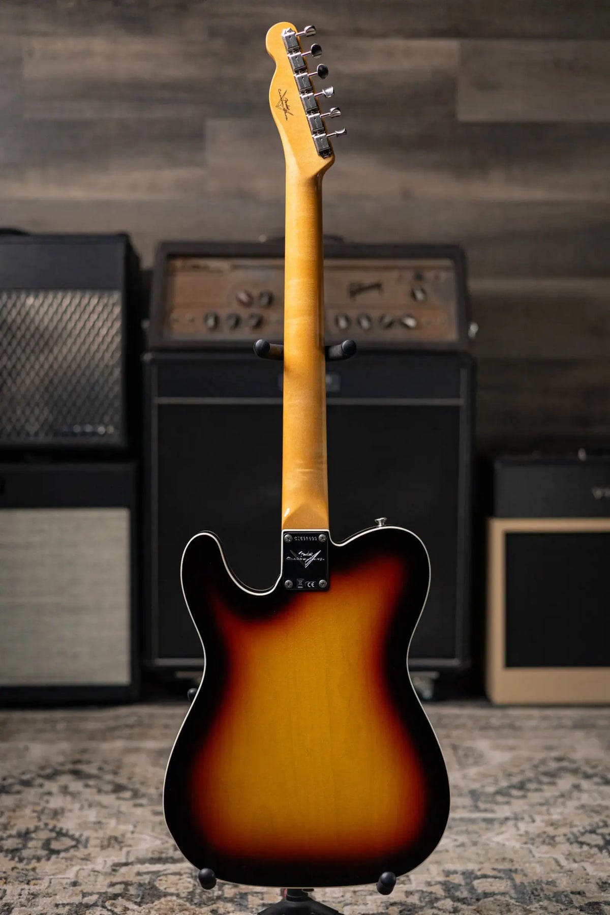 Fender Custom Shop 1963 Esquire Custom Bigsby DLX Closet Classic Electric Guitar - Faded 3-Color Sunburst with Hardshell Case
