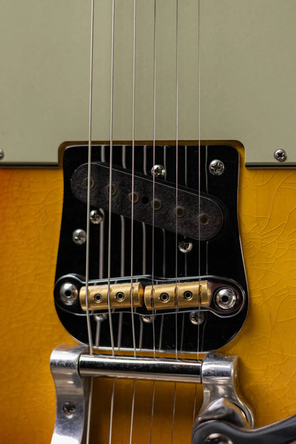 Fender Custom Shop 1963 Esquire Custom Bigsby DLX Closet Classic Electric Guitar - Faded 3-Color Sunburst with Hardshell Case