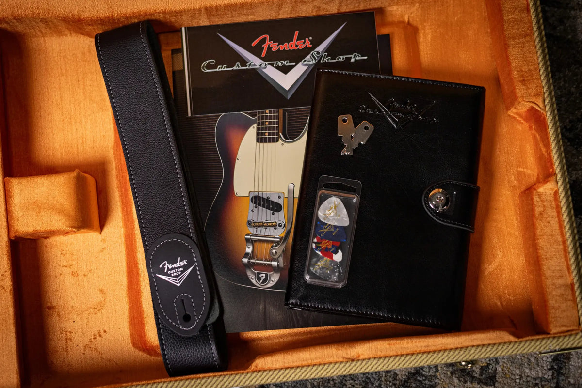 Fender Custom Shop 1963 Esquire Custom Bigsby DLX Closet Classic Electric Guitar - Faded 3-Color Sunburst with Hardshell Case