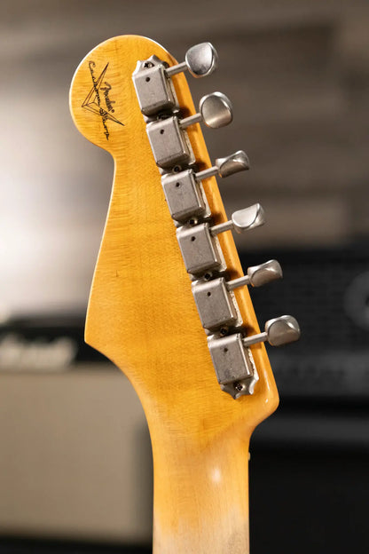 Fender Custom Shop 1964 Journeyman Relic Stratocaster Electric Guitar - Super Faded Sonic Blue with Hardshell Case - Used