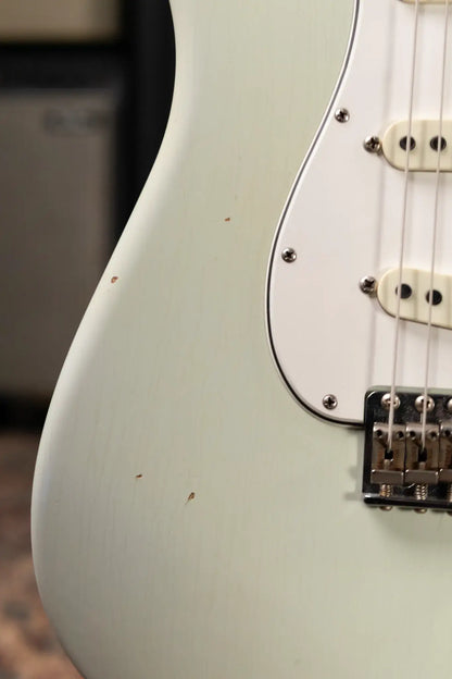 Fender Custom Shop 1964 Journeyman Relic Stratocaster Electric Guitar - Super Faded Sonic Blue with Hardshell Case - Used