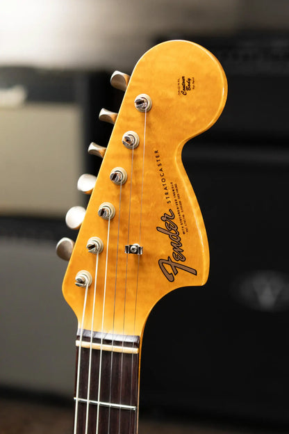 Fender Custom Shop 1966 Stratocaster Journeyman Relic Electric Guitar - Aged Iced Blue Metallic with Hardshell Case