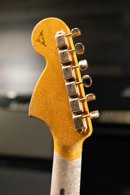 Fender Custom Shop 1966 Stratocaster Masterbuilt By Austin MacNutt Heavy Relic – Olympic White with Hardshell Case