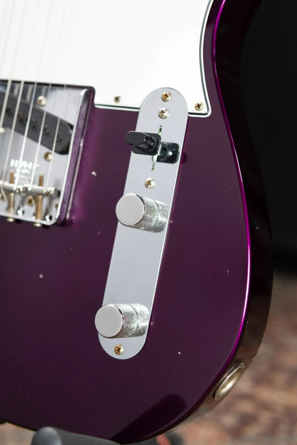 Fender Custom Shop 1968 Telecaster Journeyman Relic Electric Guitar - Purple Metallic with Hardshell Case
