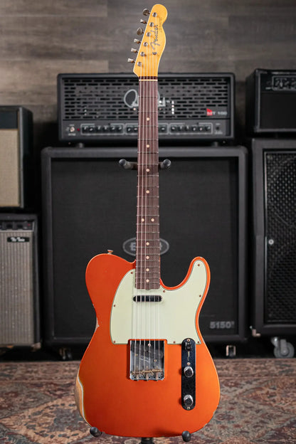 Fender Custom Shop 2026 NAMM #137 Limited Edition 1963 Telecaster Relic Electric Guitar - Candy Tangerine with Hardshell Case