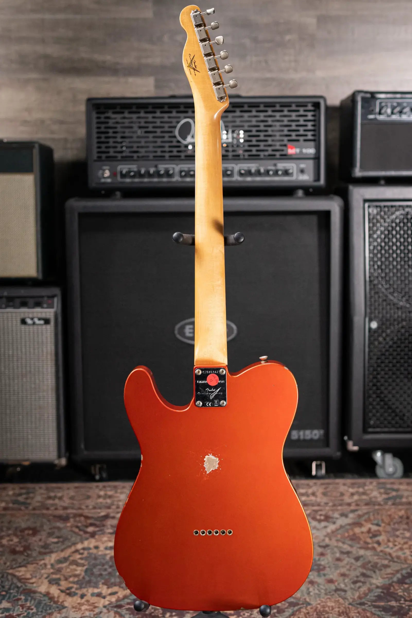 Fender Custom Shop 2026 NAMM #137 Limited Edition 1963 Telecaster Relic Electric Guitar - Candy Tangerine with Hardshell Case