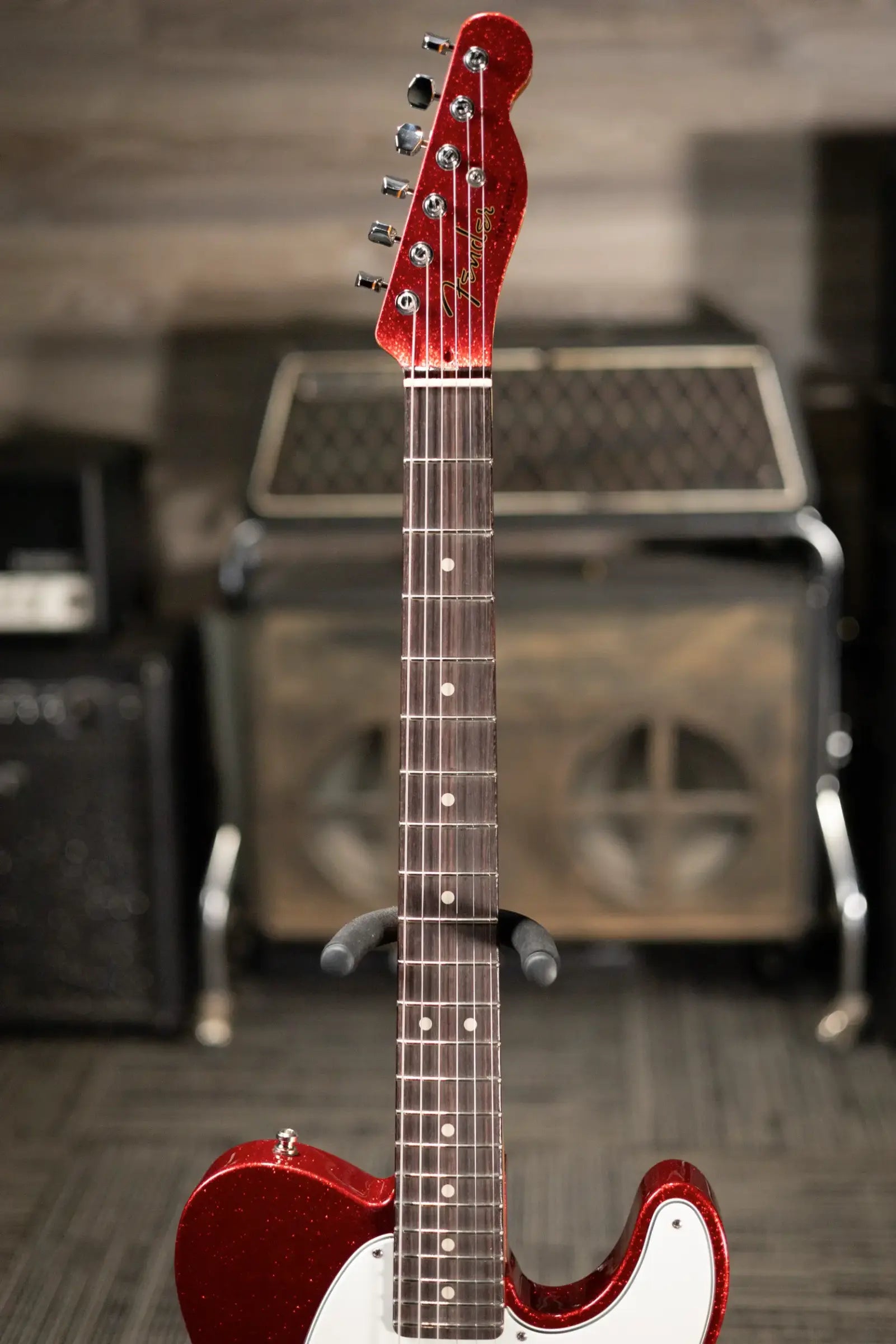 Fender Custom Shop 2026 NAMM #180 Limited Edition Custom Deluxe Roasted Telecaster NOS with Matching Headcap Electric Guitar - Red Sparkle with Hardshell Case