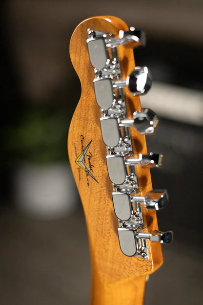 Fender Custom Shop 2026 NAMM #180 Limited Edition Custom Deluxe Roasted Telecaster NOS with Matching Headcap Electric Guitar - Red Sparkle with Hardshell Case