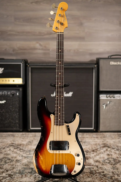 Fender Custom Shop '60 Precision Bass Reissue - 3-Tone Sunburst with Hardshell Case