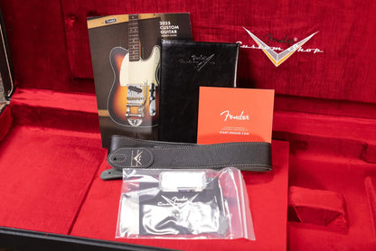 Fender Custom Shop Artisan Maple Burl Relic Jazz Bass - Honey Burst with Hardshell Case