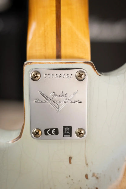 Fender Custom Shop B6 1956 Heavy Relic NAMM 2026 Time Machine Limited Edition Precision Bass - Sonic Blue with Hardshell Case