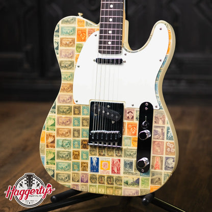 Fender Custom Shop "Imagine" World Stamp Collection Telecaster Electric Guitar - Andorra with Hardshell Case - Floor Model