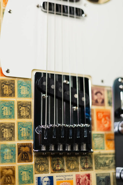 Fender Custom Shop "Imagine" World Stamp Collection Telecaster Electric Guitar - Andorra with Hardshell Case - Floor Model